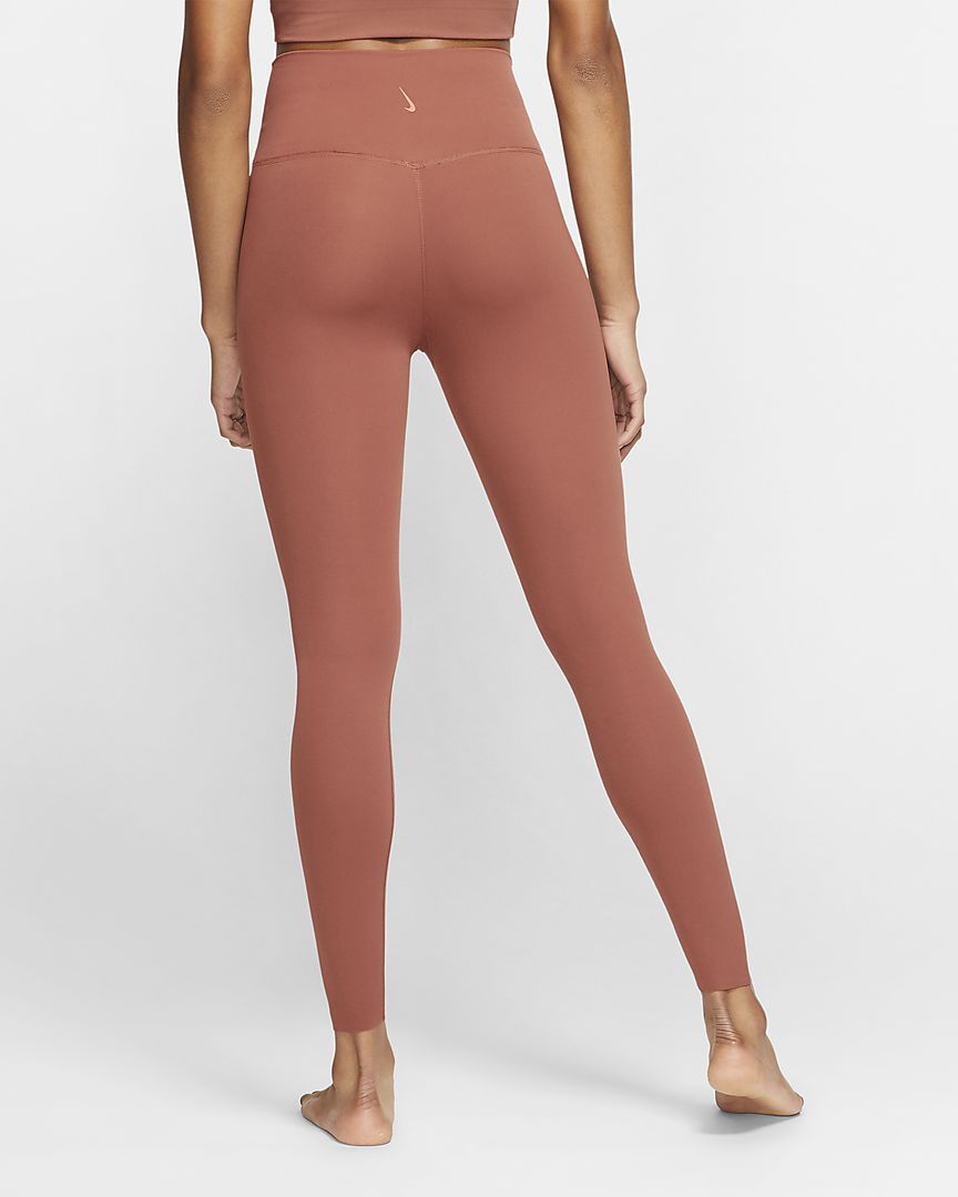 nike yoga luxe red bark