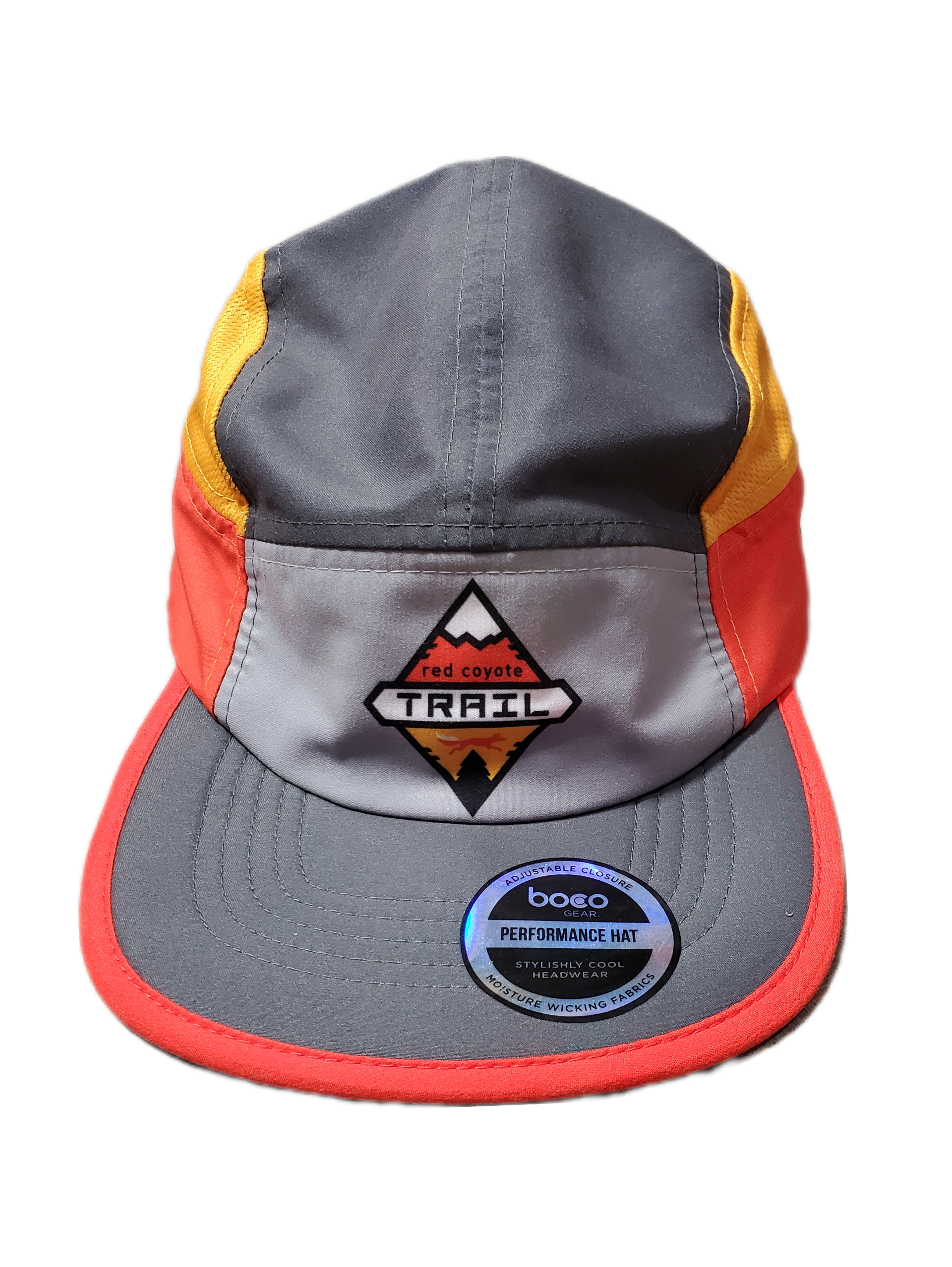 BOCO GEAR RC Trail Hat Grey/Red/Yellow