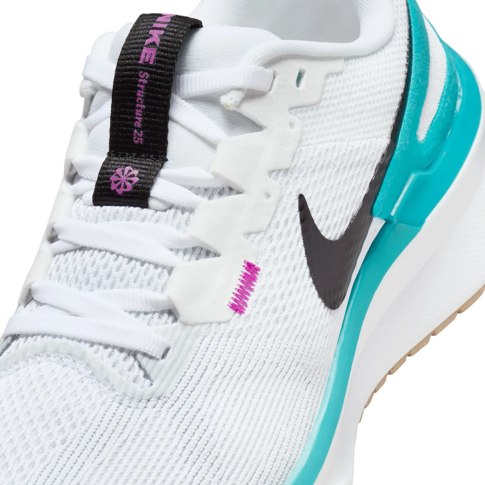 Nike Women's Air Zoom Structure 25 103 - White/Black-Pure